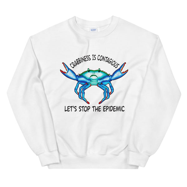 Crabby Unisex Sweatshirt (Dark/More Colors)