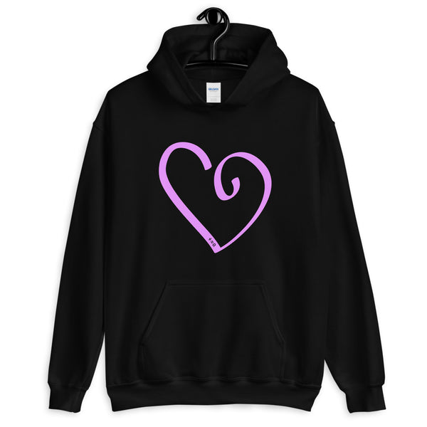 Open Heart Unisex Hooded Sweatshirt (More Colors)