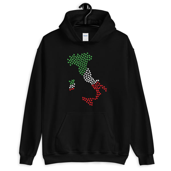 Love Italy Unisex Hooded Sweatshirt (More Colors)