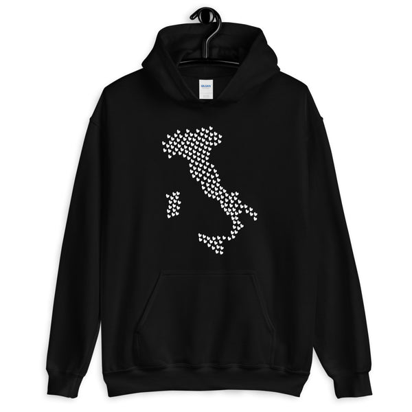 Love Italy Unisex Hooded Sweatshirt (More Colors)