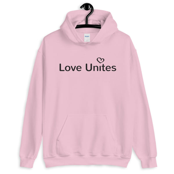 Love Unites Heart Unisex Hooded Sweatshirt (More Colors)