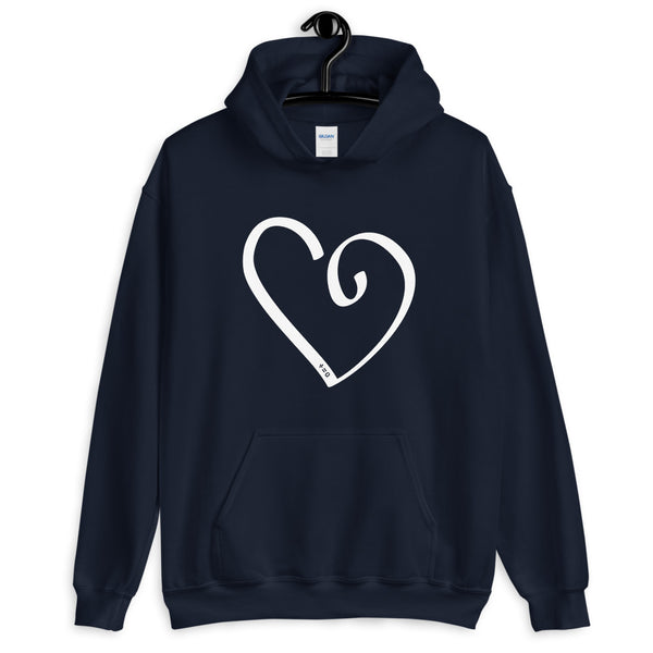 Open Heart Unisex Hooded Sweatshirt (More Colors)