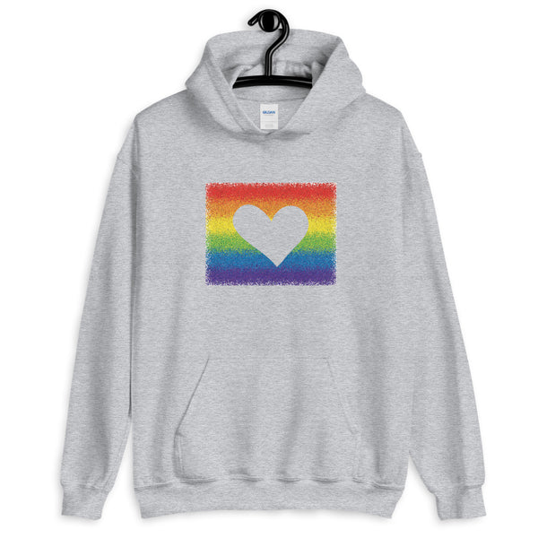 Rainbow Pride Unisex Hooded Sweatshirt (More Colors)