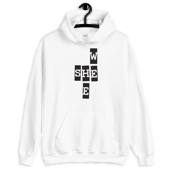 We She He Unisex Hooded Sweatshirt (More Colors)