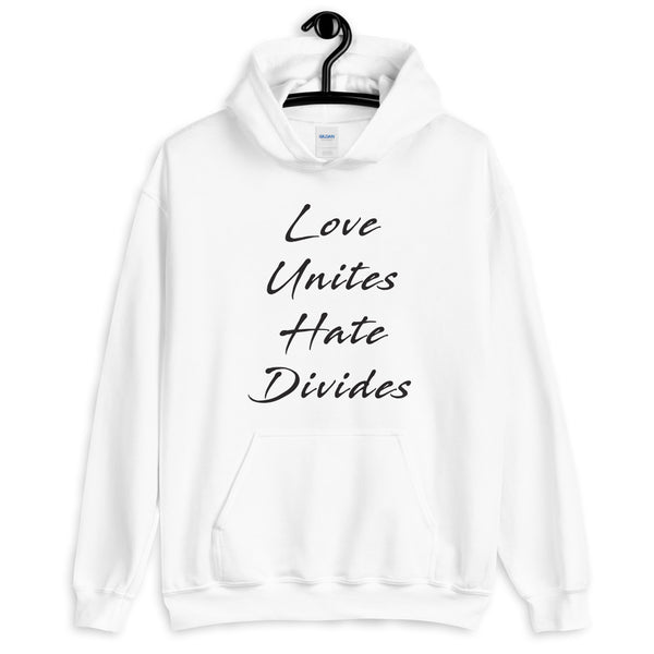 Love Unites Unisex Hooded Sweatshirt (More Colors)