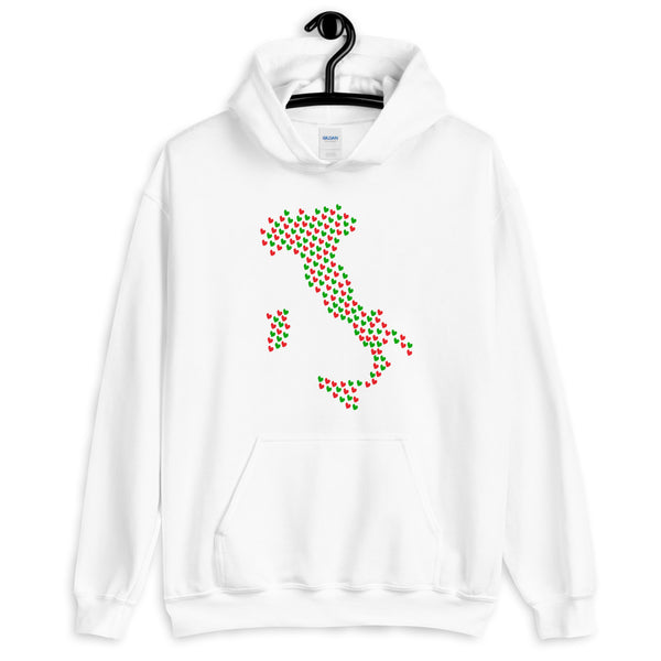 Love Italy Unisex Hooded Sweatshirt (More Colors)