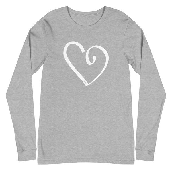 Open Heart Unisex Long Sleeve Tee (More Colors)
