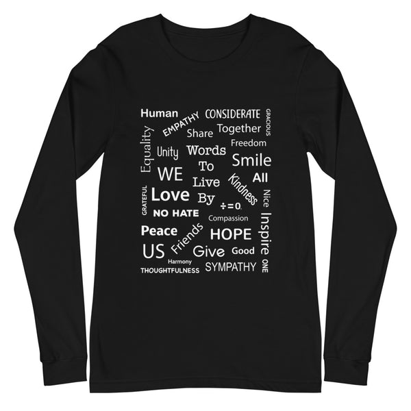 Kind Words Unisex Long Sleeve Tee (More Colors)