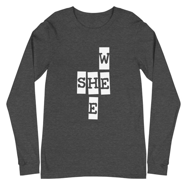 We She He Unisex Long Sleeve Tee (More Colors)