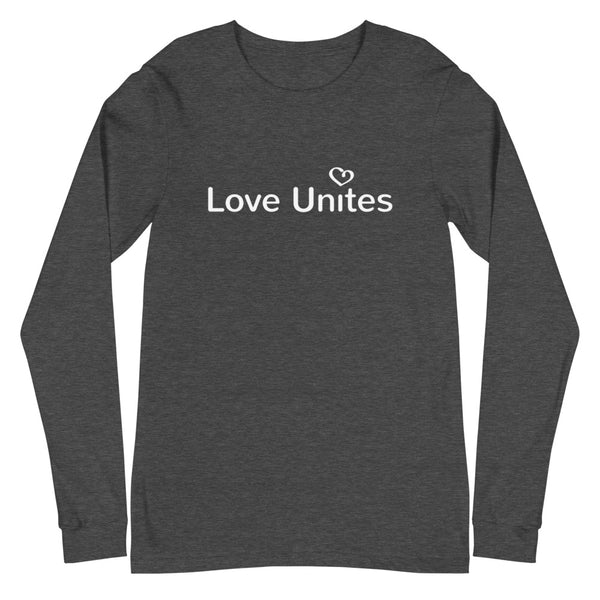 Love Unites Heart Unisex Long Sleeve Tee (More Colors)