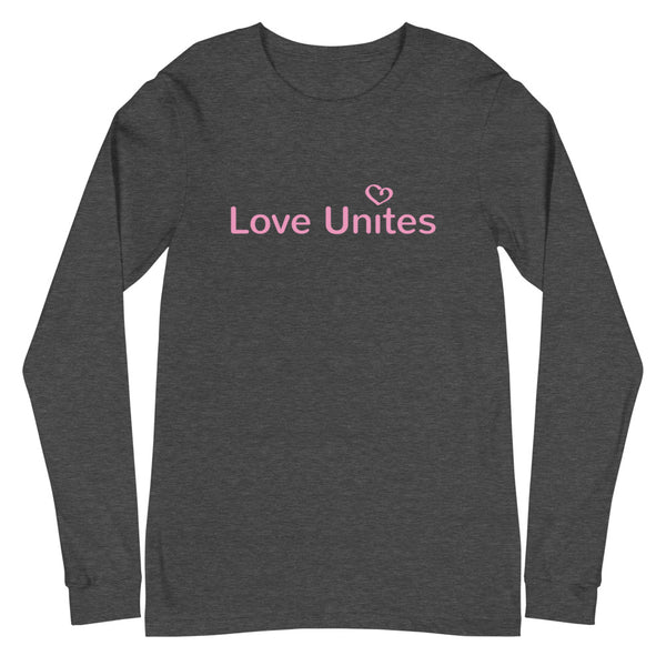 Love Unites Heart Unisex Long Sleeve Tee (More Colors)