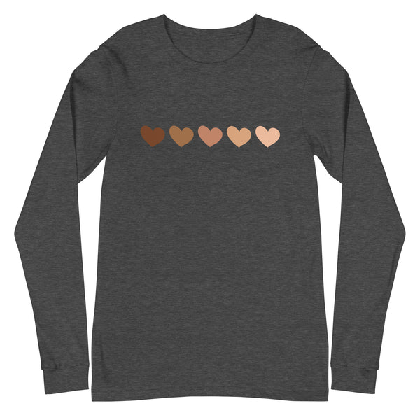 One Human Race Unisex Long Sleeve Tee (More Colors)