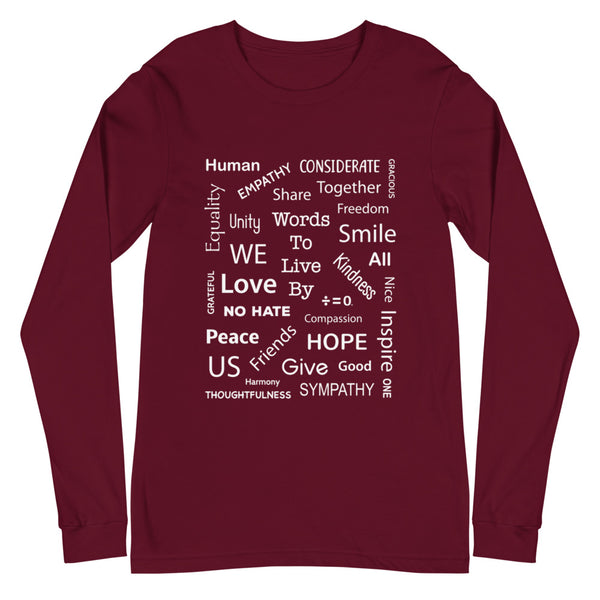 Kind Words Unisex Long Sleeve Tee (More Colors)