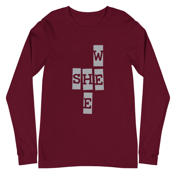 We She He Unisex Long Sleeve Tee (More Colors)