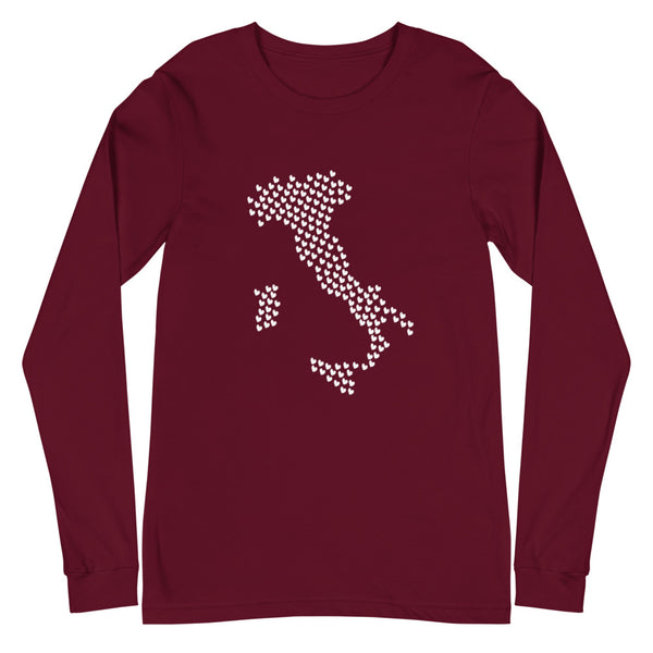 Love Italy Unisex Long Sleeve Tee (More Colors)
