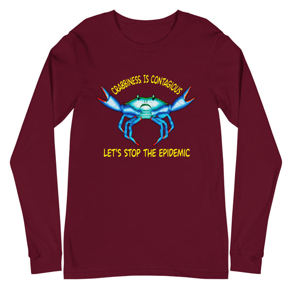 Crabby Unisex Long Sleeve Tee (More Colors)