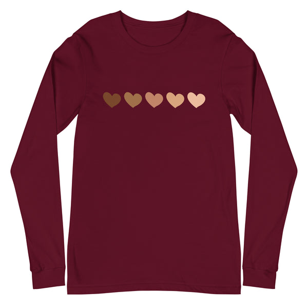 One Human Race Unisex Long Sleeve Tee (More Colors)
