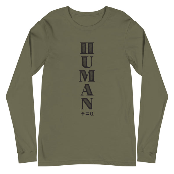 Human Unisex Long Sleeve Tee (More Colors)