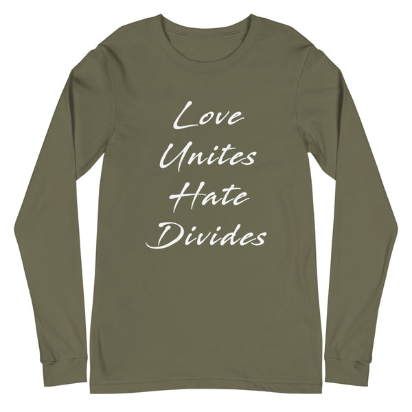 Love Unites Unisex Long Sleeve Tee (More Colors)