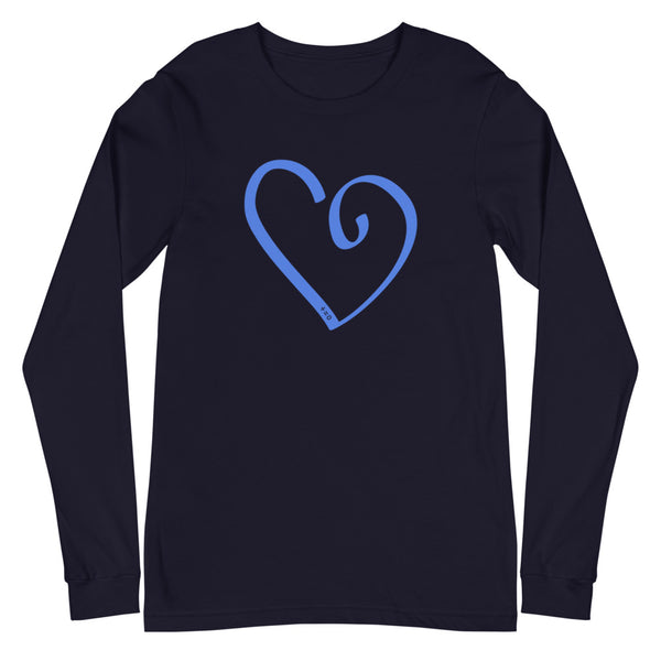 Open Heart Unisex Long Sleeve Tee (More Colors)