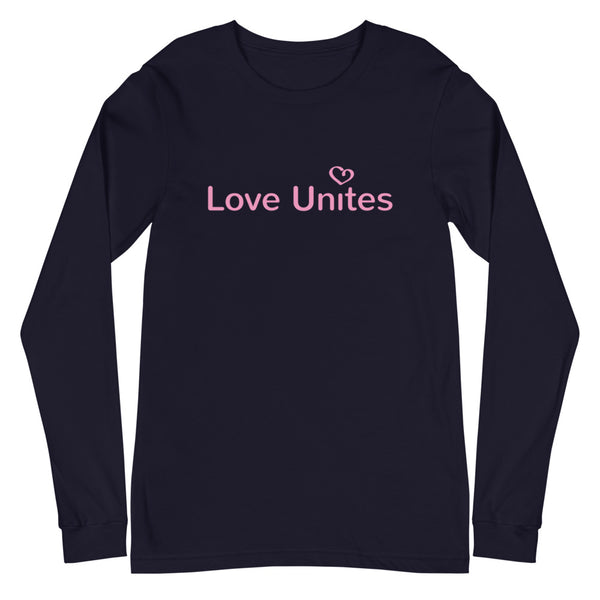 Love Unites Heart Unisex Long Sleeve Tee (More Colors)