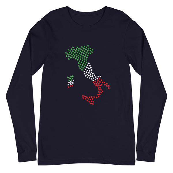Love Italy Unisex Long Sleeve Tee (More Colors)