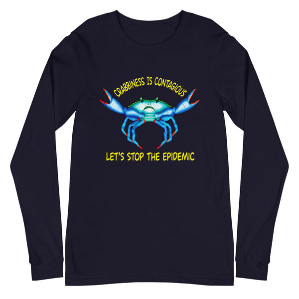 Crabby Unisex Long Sleeve Tee (More Colors)