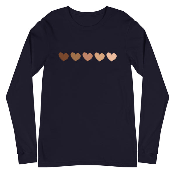 One Human Race Unisex Long Sleeve Tee (More Colors)