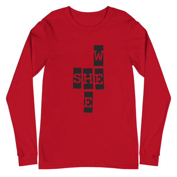 We She He Unisex Long Sleeve Tee (More Colors)