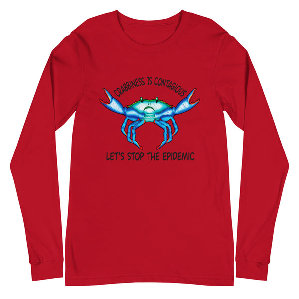 Crabby Unisex Long Sleeve Tee (More Colors)