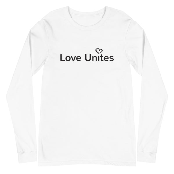Love Unites Heart Unisex Long Sleeve Tee (More Colors)