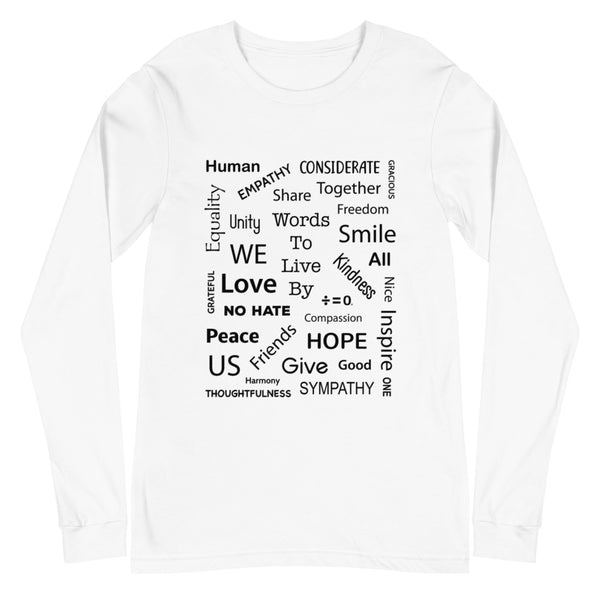 Kind Words Unisex Long Sleeve Tee (More Colors)