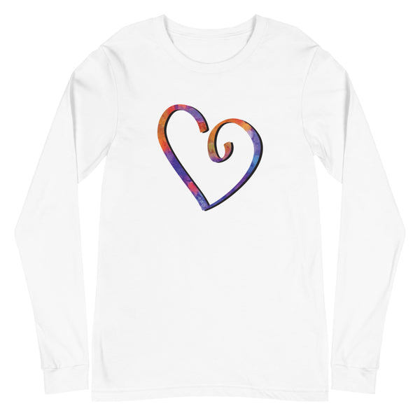 Open Heart Unisex Long Sleeve Tee (More Colors)