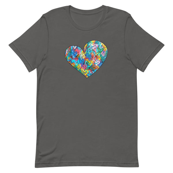 Graffiti Heart Premium Unisex Tee (More Colors)