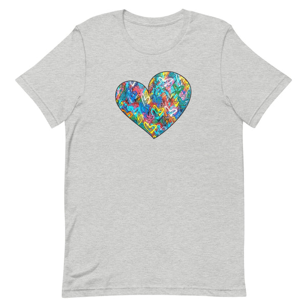 Graffiti Heart Premium Unisex Tee (More Colors)