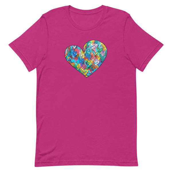 Graffiti Heart Premium Unisex Tee (More Colors)