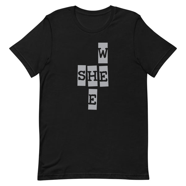 We She He Premium Unisex Tee (Gray/More Colors)