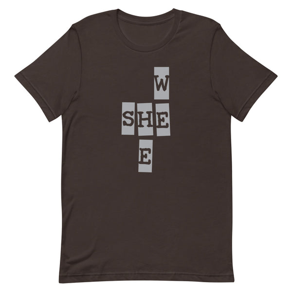 We She He Premium Unisex Tee (Gray/More Colors)