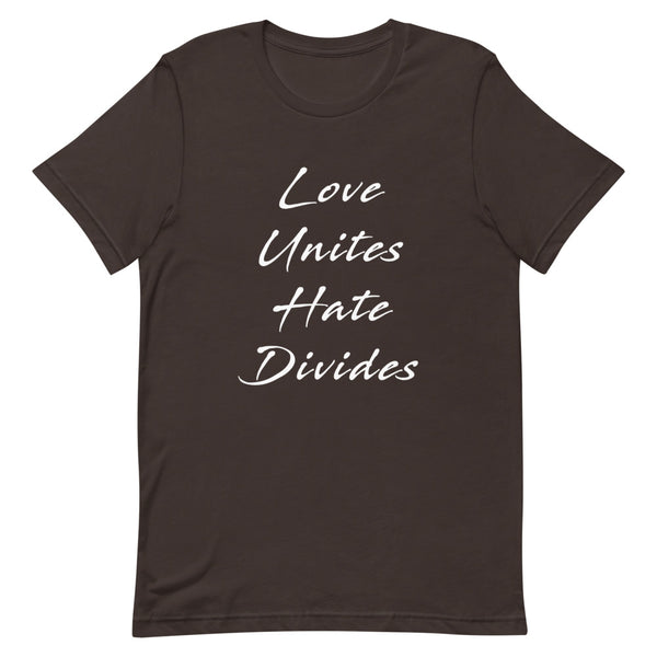 Love Unites Premium Unisex Tee (Dark/More Colors)