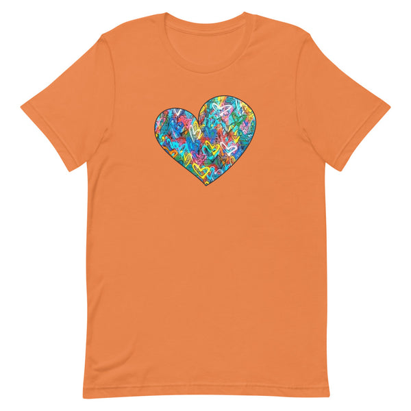 Graffiti Heart Premium Unisex Tee (More Colors)