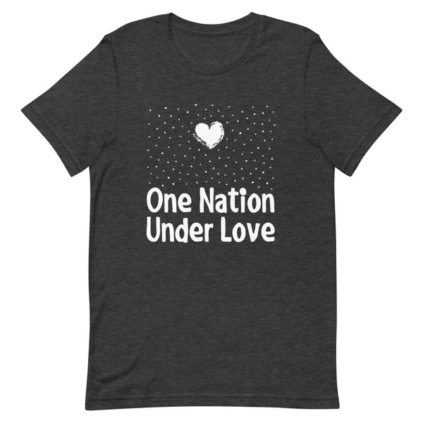 One Nation Under Love Premium Unisex Tee (Dark/More Colors)