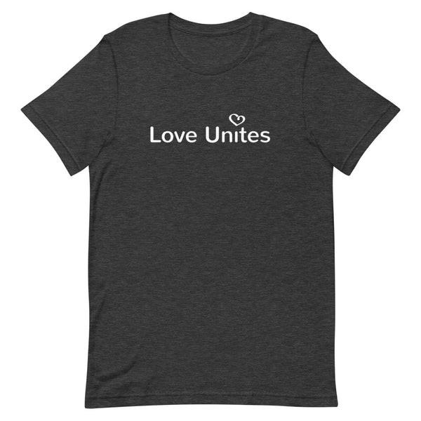Love Unites Heart Premium Unisex Tee (Dark/More Colors)