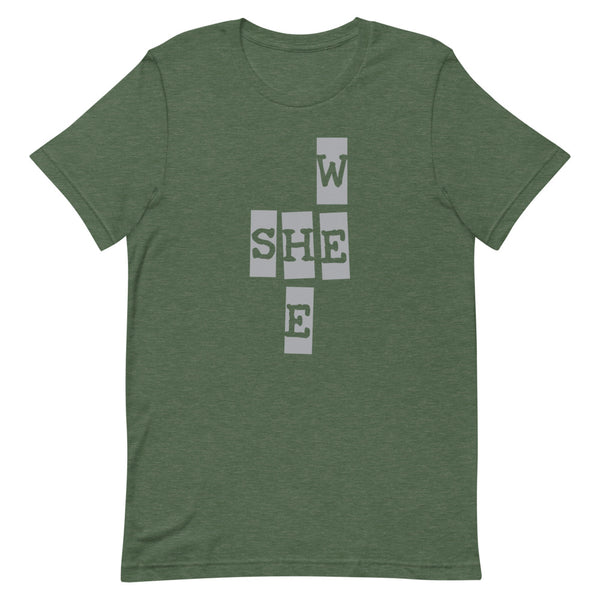 We She He Premium Unisex Tee (Gray/More Colors)