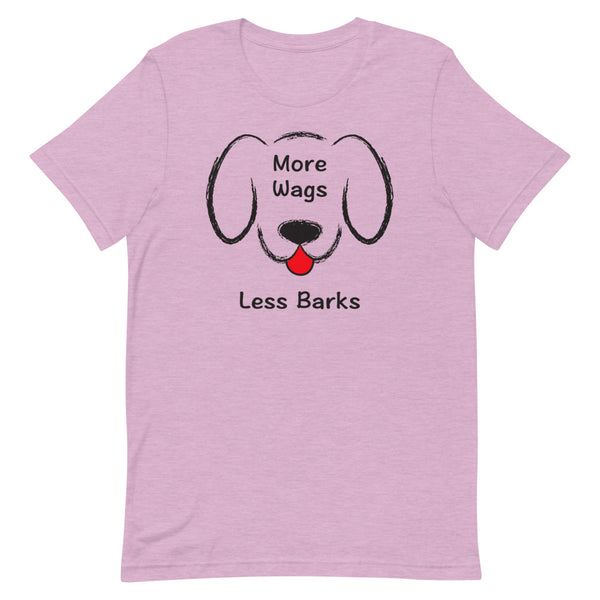More Wags Less Barks Premium Unisex Tee (More Colors)