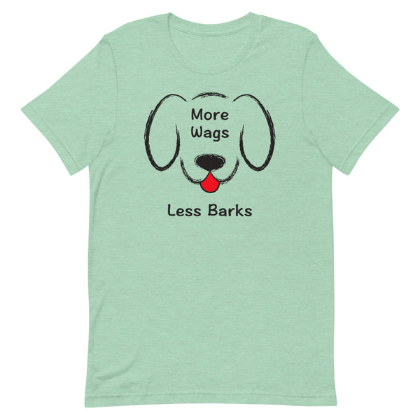 More Wags Less Barks Premium Unisex Tee (More Colors)
