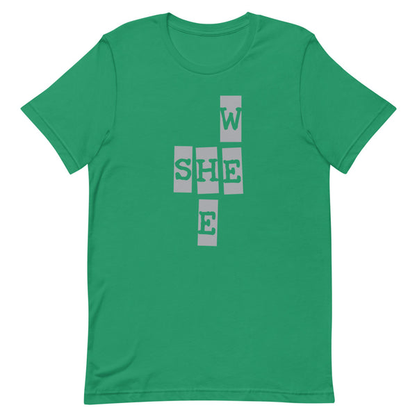 We She He Premium Unisex Tee (Gray/More Colors)