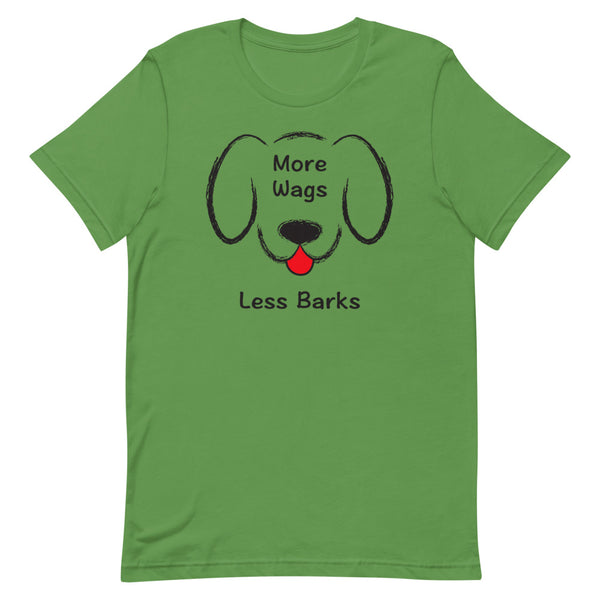 More Wags Less Barks Premium Unisex Tee (More Colors)