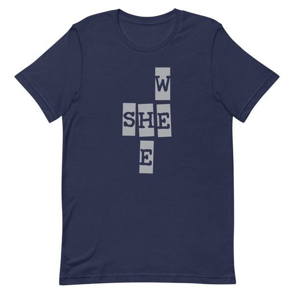 We She He Premium Unisex Tee (Gray/More Colors)