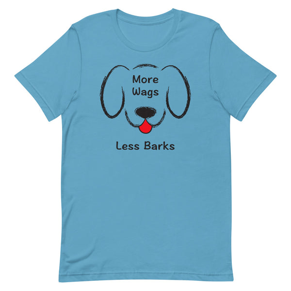 More Wags Less Barks Premium Unisex Tee (More Colors)