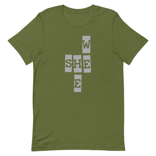 We She He Premium Unisex Tee (Gray/More Colors)